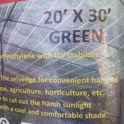 20ft X 30ft Dark Green Mesh Tarp | Malla Sombra