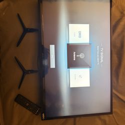 Vizio 32” With Remote & Legs