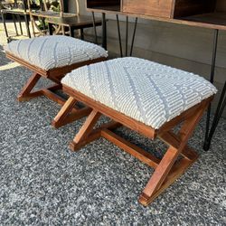 Pair Of Low Seating Stools