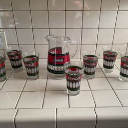 Authentic Vintage CocaCola Glass Set