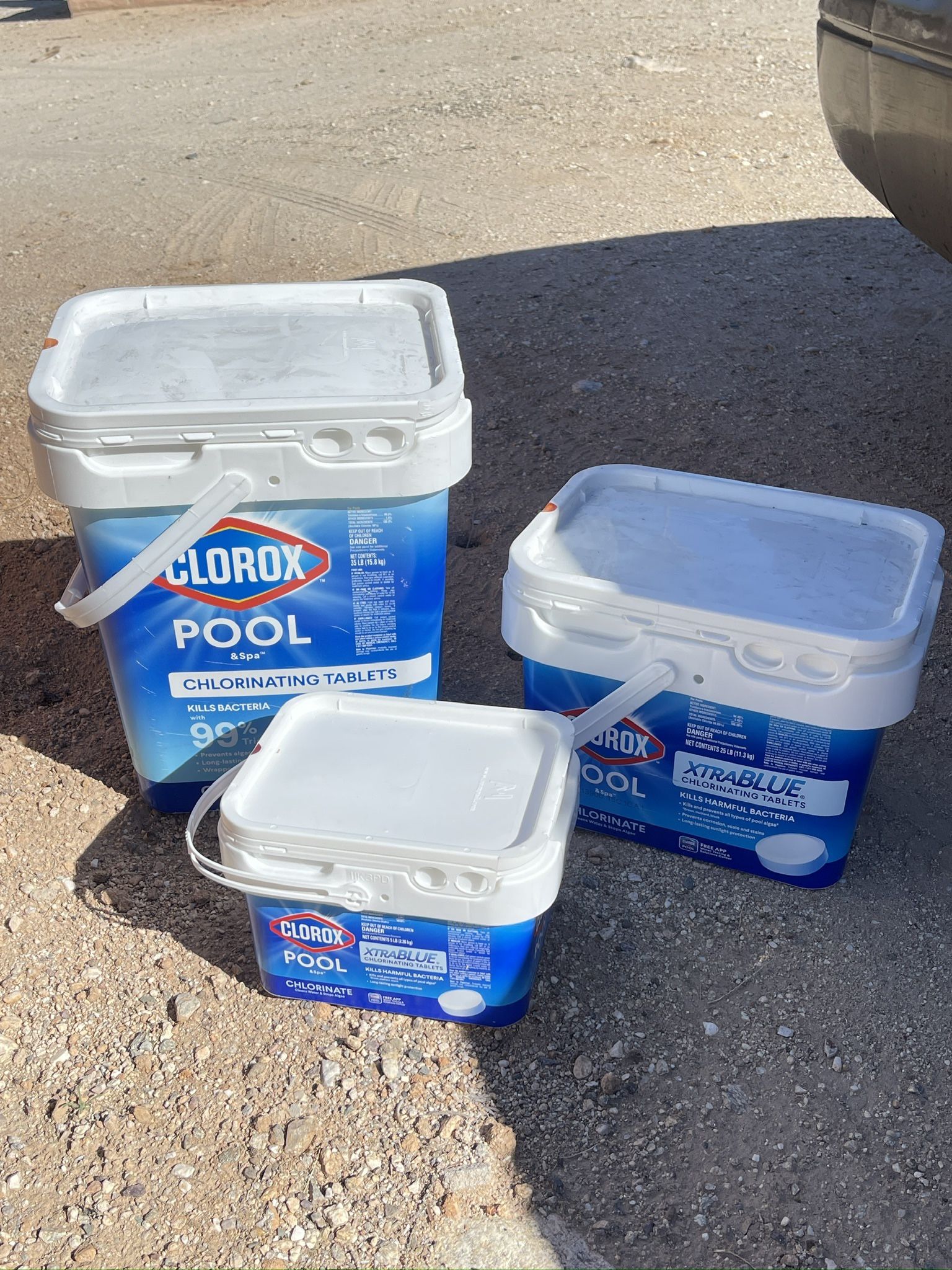 Clorox Pool Chlorine 3” Tablets 50% Off Retail 35lb, And 25lb Buckets Available