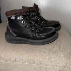 Boys Hey Dude Black Boots Size 11