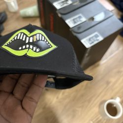 Chrome Hearts Matty Boy Leather Chomper Hat New 