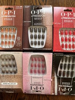 6 Sets OPI xPRESS/ON press-on nails