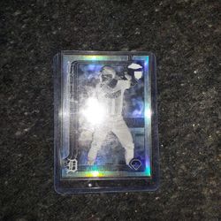 JACE JUNG 2025 Topps Black And White Variation Holo