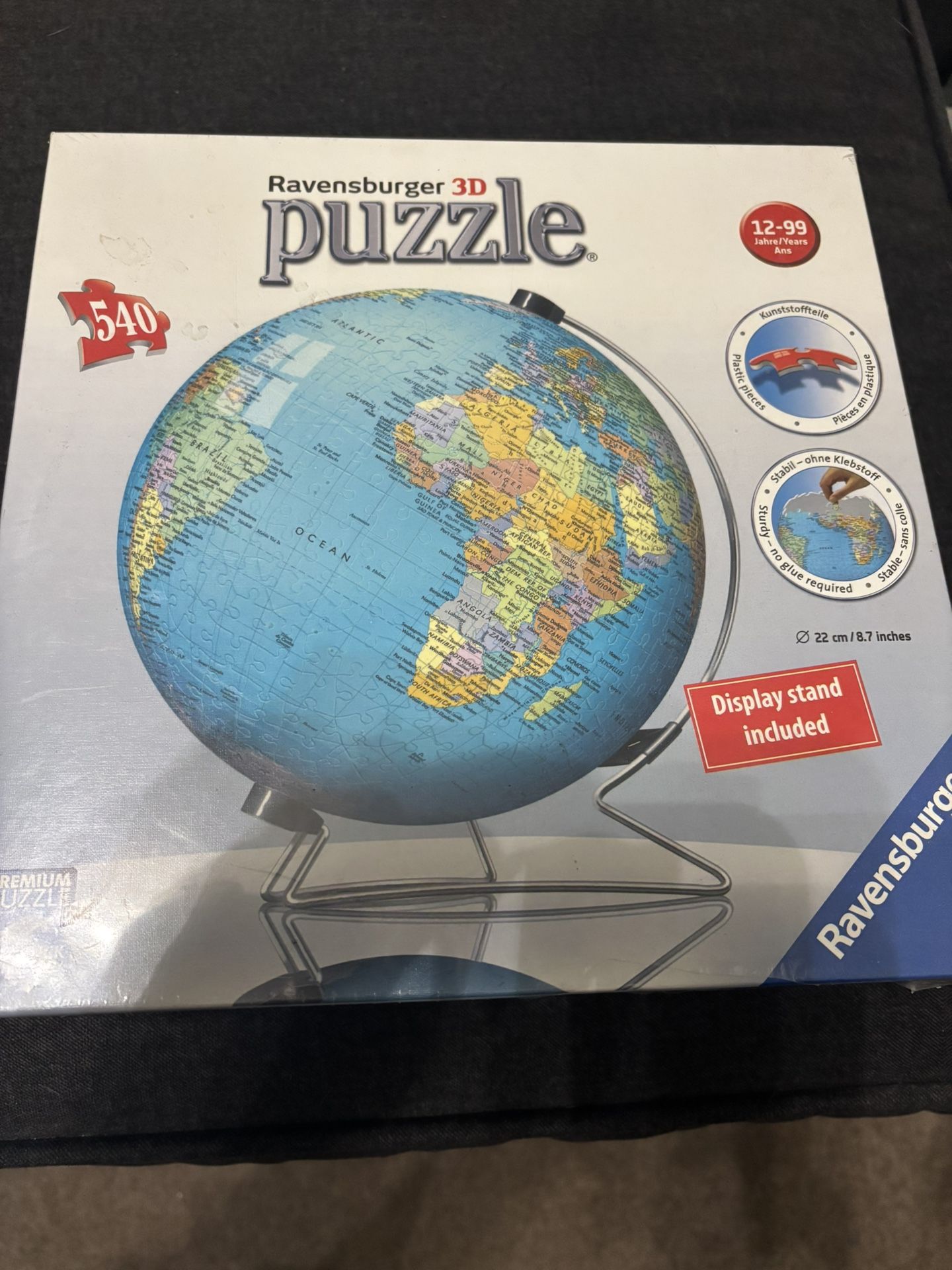 3D Globe Puzzle - New