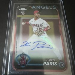 Kyren Paris Rookie Auto Card
