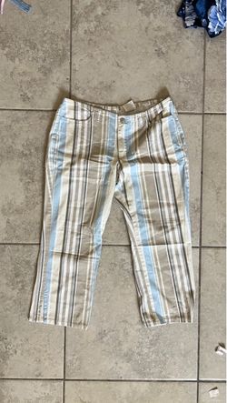 Jordache Y2K Striped Capri Pants Size 7/8