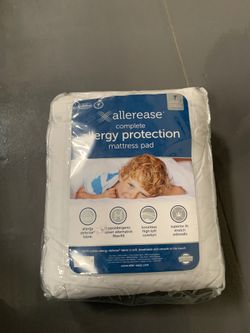 AllerEase Complete Allergy Protection Mattress Pad, White/Twin