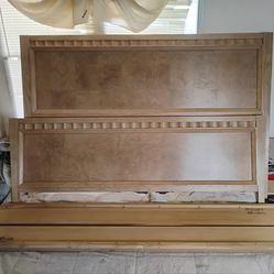 King size oak bed frame