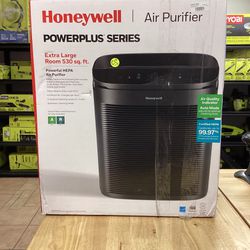 Honeywell PowerPlus HEPA Air Purifier, Extra-Large Room (530 sq. ft.) Black 