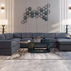 🆕 Modular ☁️ Sectional Couch Sofa 🛋️