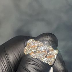 Diamond Cuban Ring 