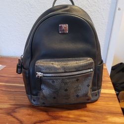 MCM Stark Visetos Top Handle Backpack