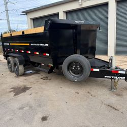 Southland 7 × 16 High Side Dump Trailer 20k