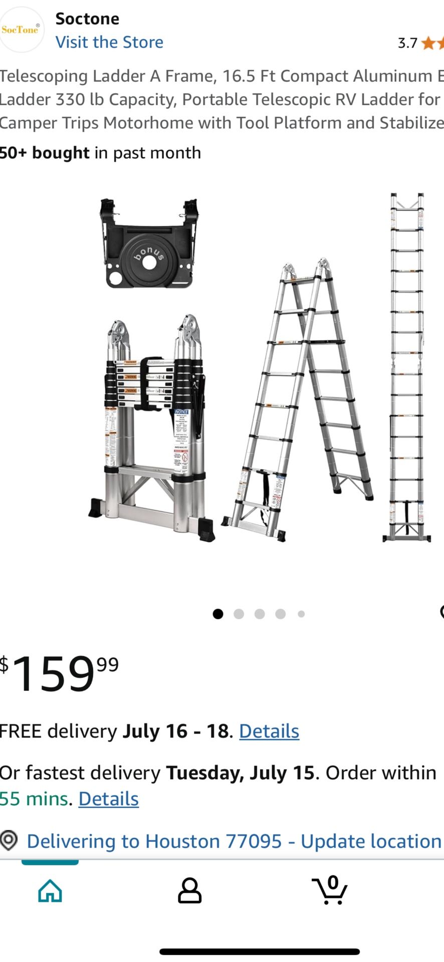 Telescope Ladder 16’