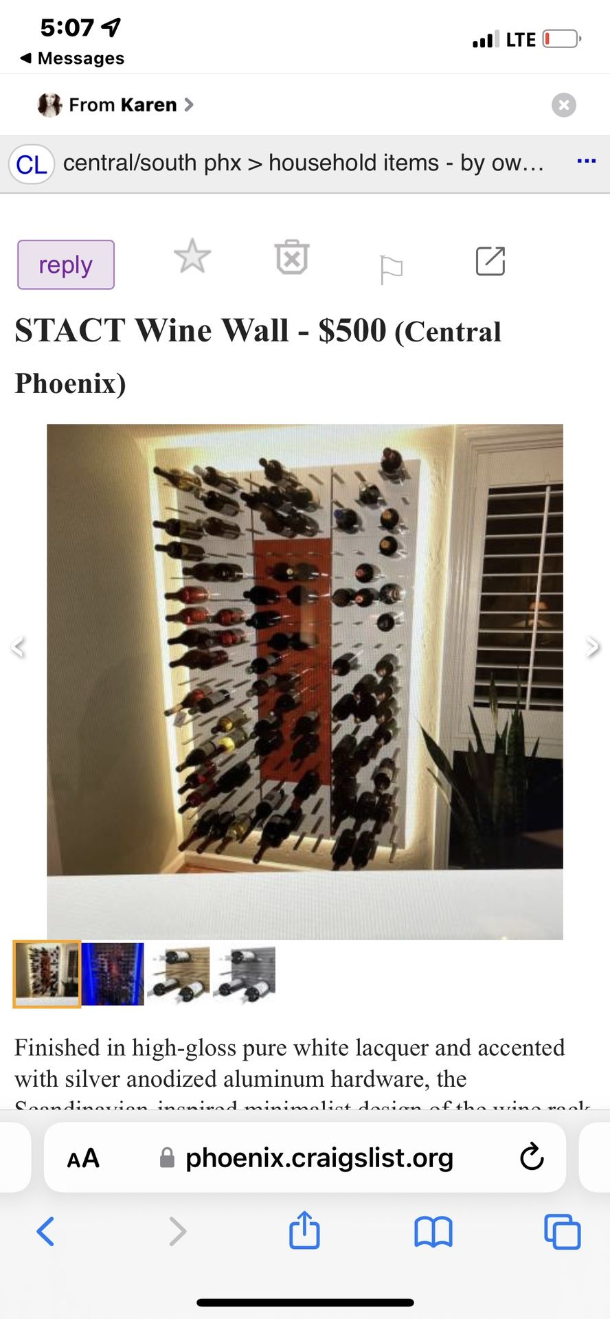 STACT - Custom Wine Rack Backlit All Panels