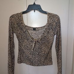 Animal Print Blouse