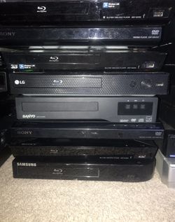 Sony Phillips Samsung LG Insignia Sylvania Magnavox Memorex Blu-ray and DVD CD/Video Disc Players