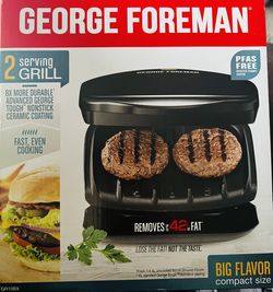 2 Serving grill George Foreman 