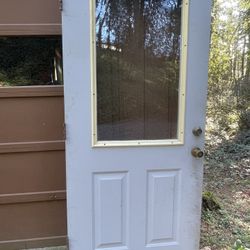 Therma Tru Steel 20-Min Fire Door with Window & Bolt