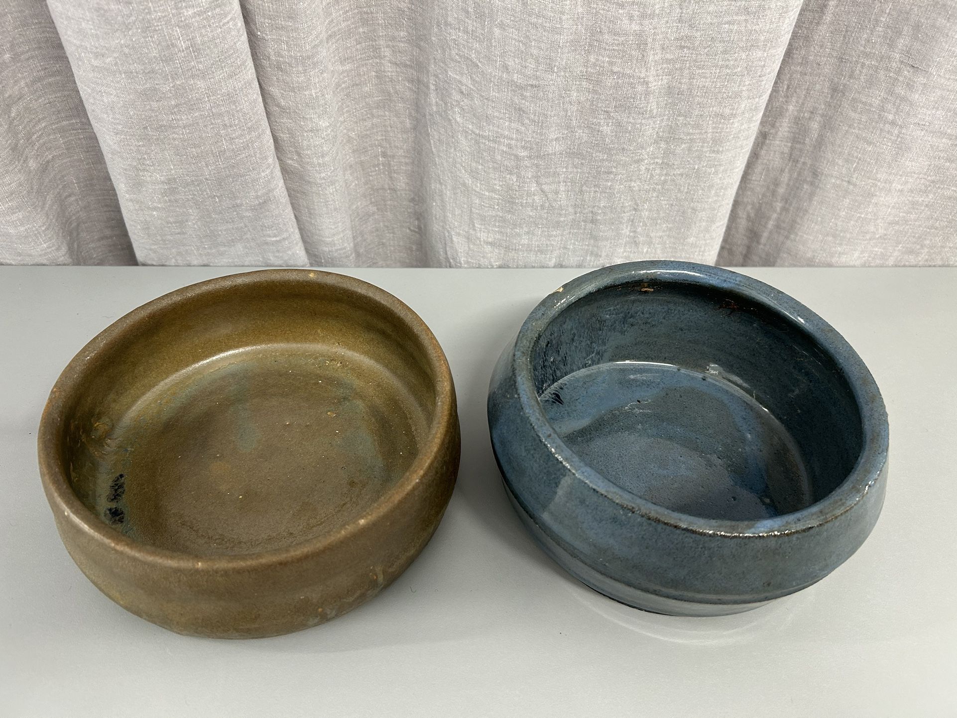 Handthrown Pottery Dog Bowls