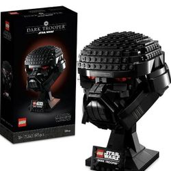 Lego 75343 Star Wars Dark Trooper Helmet Collection Wars Buildable Display Stand 