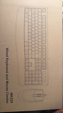 Deying MK220 wired keyboard and mouse combo