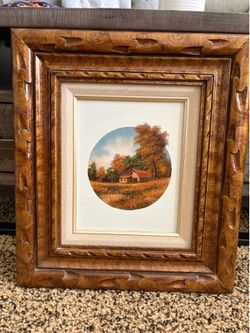 Framed Oil Painting