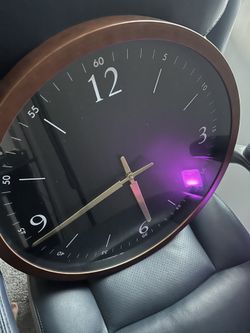 Black/Brown Clock