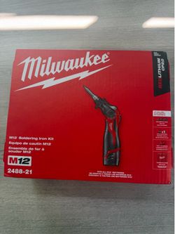 Milwaukee M12 12-Volt Lithium-Ion Cordless Soldering Iron Kit