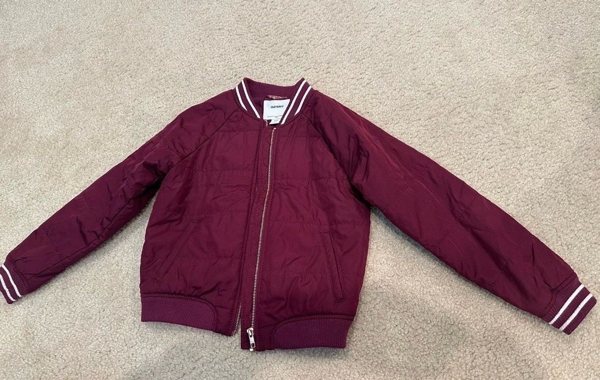 Girls bomber jacket size medium
