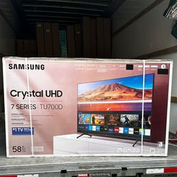58 Samsung Crystal Display 4k Smart Tv