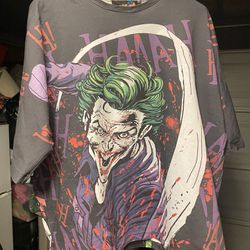 Mens Joker Shirt Size 2xl 