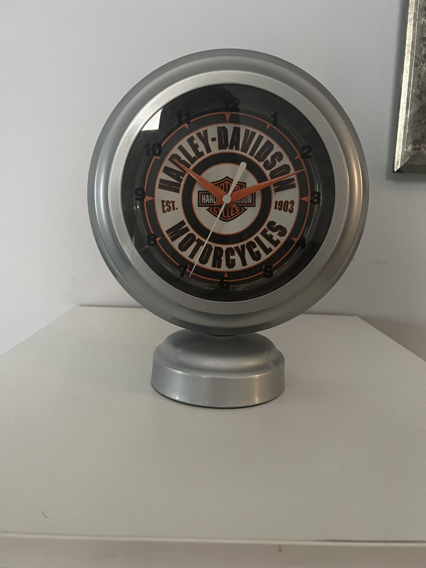 Harley Davidson Table Top/Mantle Clock(B.I.B.)