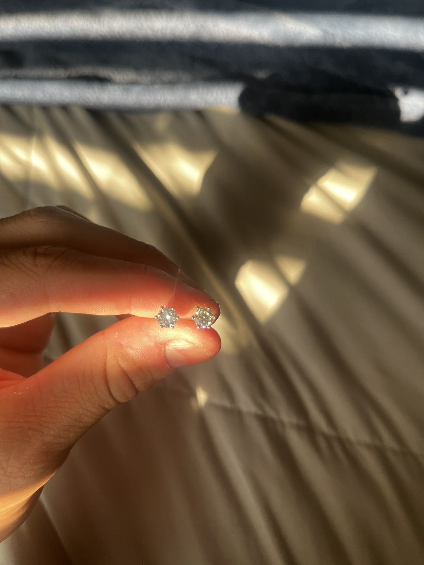 Moissanite Stud Earrings