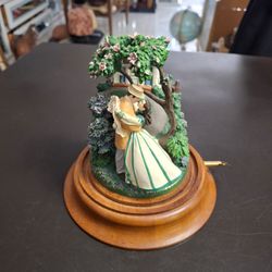 Vintage 1991 Franklin Mint "Gone With The Wind" Music Box- Tested & Works Great