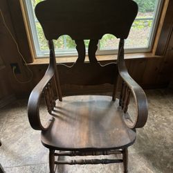 Antique Oak, Rocking Chair