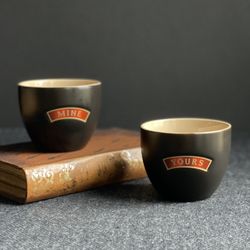 Baileys Irish Cream “Yours, Mine” Cups. Couples / Friends “Gift Idea”