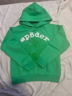 Green Sp5der Hoodie