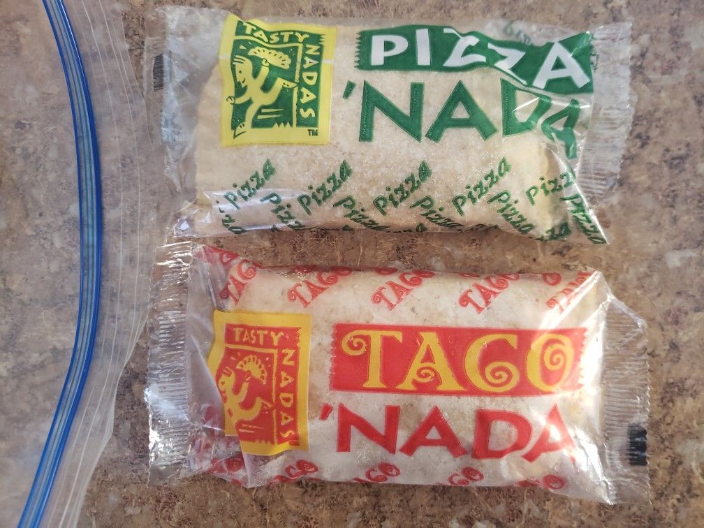 Free Frozen Taco Nadas & Pizza Nadas