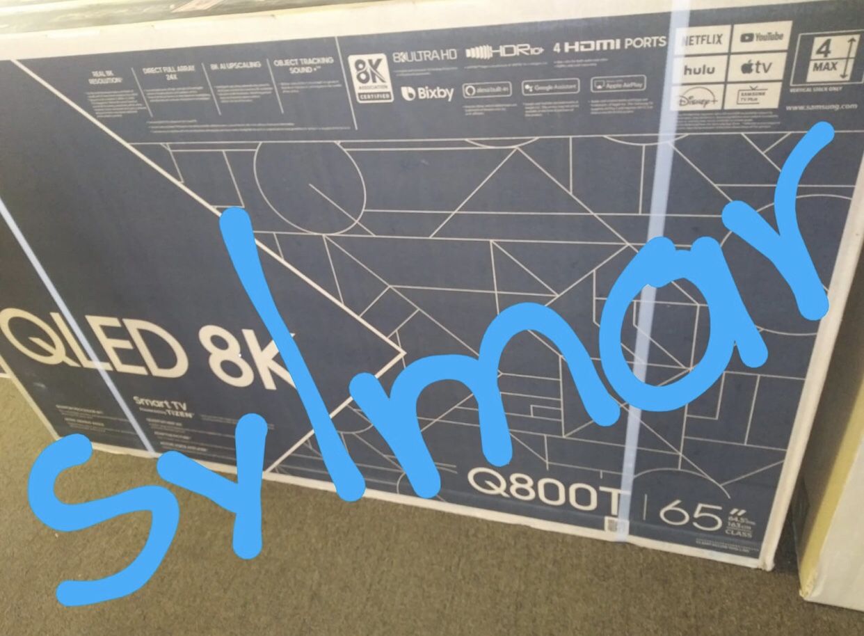 65” Samsung Qled 8K Smart Tv