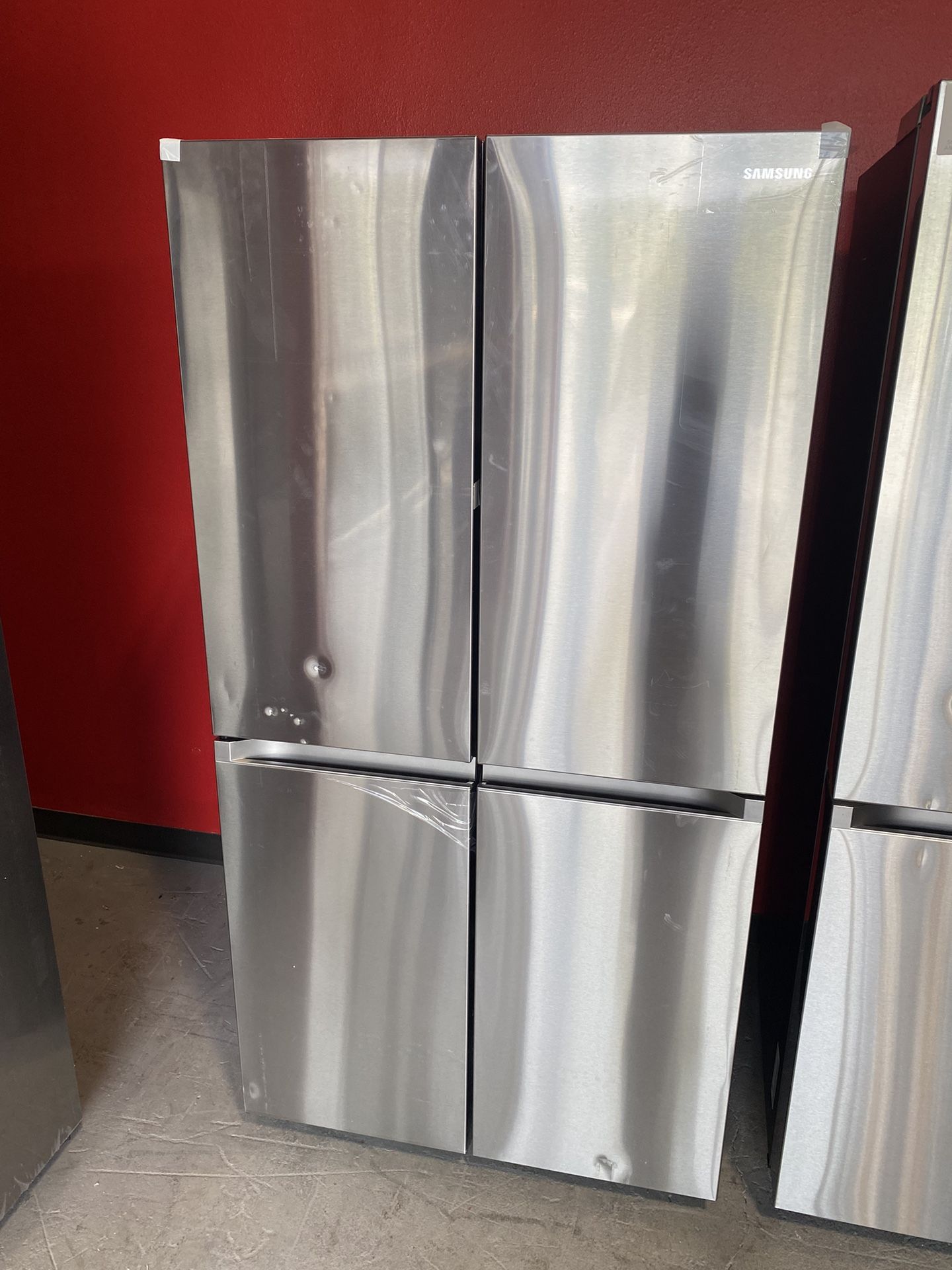 Stainless Steel Counter Depth 4-Door French Door Refrigerator