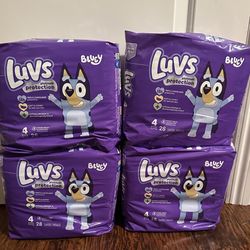 LUVS Diapers Size 4 