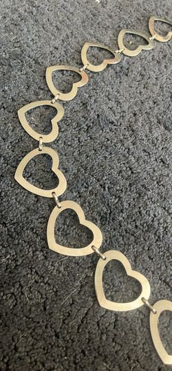 Heart pattern belt