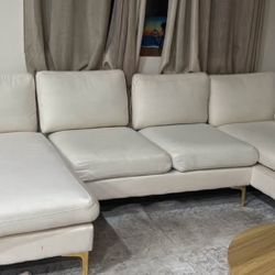 U Shape Sofa Couch 4 Seat