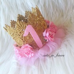 Birthday lace crowns