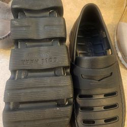 Black loafers size 10