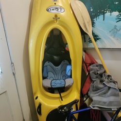 Kayak For Sale With Skirt And Paddle