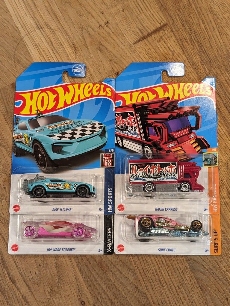 Hot Wheels Treasure Hunt Set Of 4